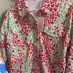 Colorful Patterned Jacket Emily Wonder